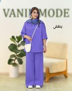 شومیز شلوار یقه نامتقارن آیوا کد h34