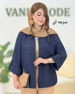 شومیز صوفیا آستین گت دار کد h60 (1)_1