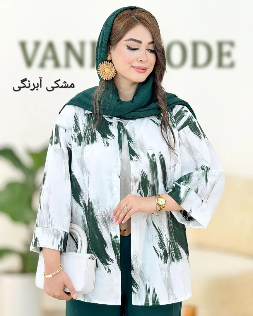 شومیز پری آستین سه ربع کد h36