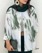 شومیز پری آستین سه ربع کد h36 (1)