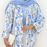 شومیز پری جلو دکمه دار کد h36