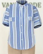 شومیز گندمی ینزی کد h79