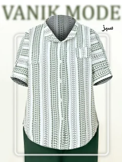 شومیز گندمی ینزی کد h79
