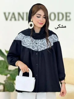شومیز یقه گرد کرسپو کد h57