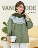 شومیز یقه گرد کرسپو کد h57 (7)