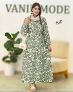پیراهن ساحلی یقه سه سانت کد h18 (2)