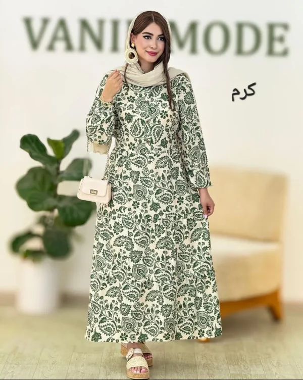 پیراهن ساحلی یقه سه سانت کد h18