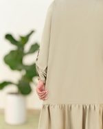 پیراهن ساحلی یقه نامتقارن کد h12 (1)