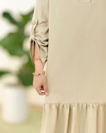 پیراهن ساحلی یقه نامتقارن کد h12 (2)