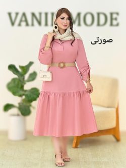 پیراهن ساحلی یقه نامتقارن کد h12