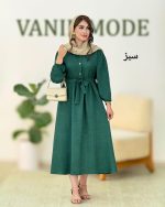پیراهن صوفیا آستین مچ کش کد h77 (1)