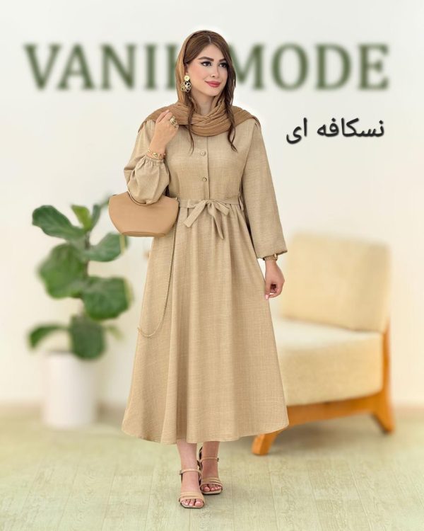 پیراهن صوفیا آستین مچ کش کد h77