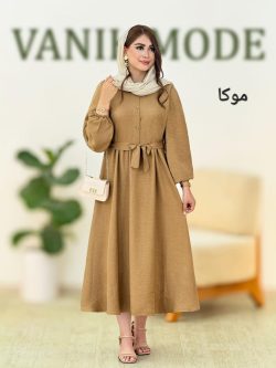 پیراهن صوفیا آستین مچ کش کد h77