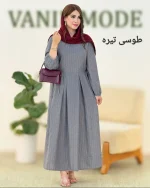 پیراهن لینن نواردوزی کد h55 (2)
