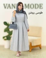 پیراهن لینن نواردوزی کد h55 (3)