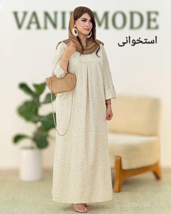 پیراهن پتینه آستین خشتی کد g959