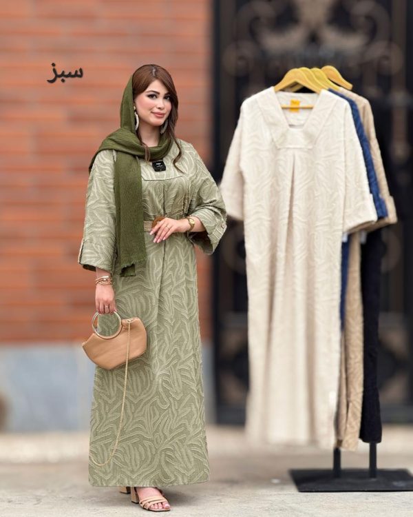 پیراهن پتینه آستین خشتی کد g959