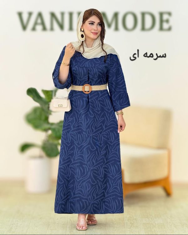 پیراهن پتینه آستین خشتی کد g959