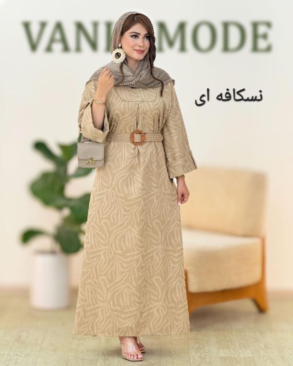 پیراهن پتینه آستین خشتی کد g959