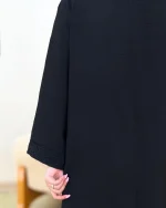 پیراهن گیپور مشکی کد h80 (2)_23