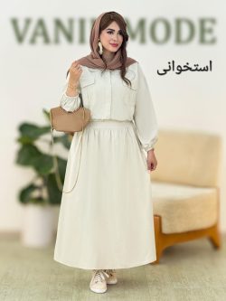 کت دامن بند دار کد g863