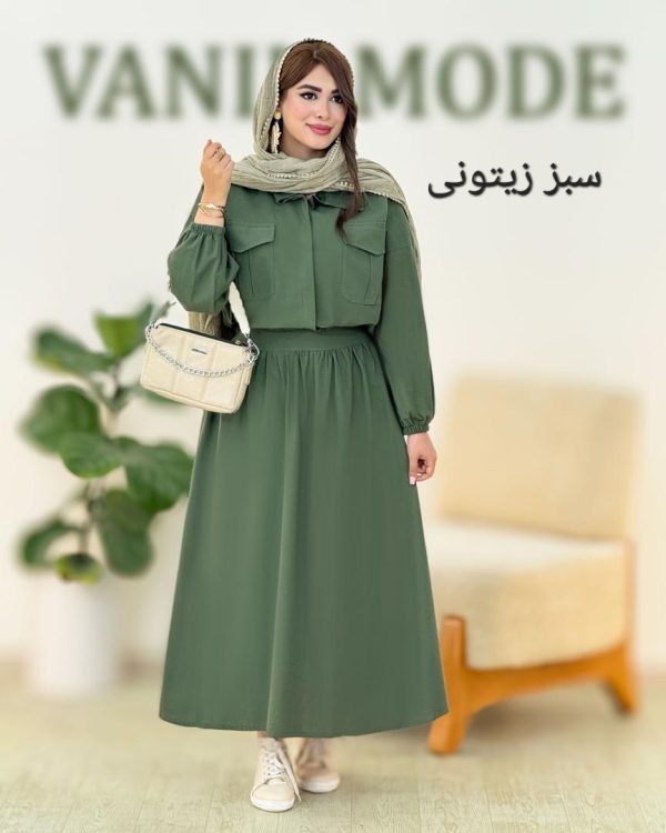 کت دامن بند دار کد g863