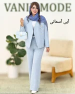 کت شلوار دستمال نما شانتون کد h45 (4)_7