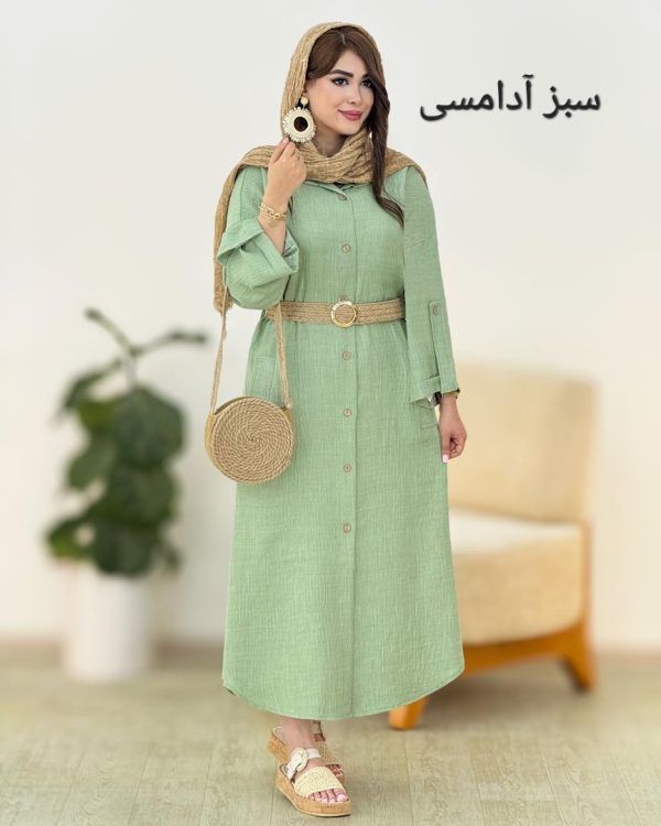 کفتان صوفیا کمربند دار کد h16