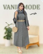 کفتان صوفیا کمربند دار کد h16 (2)