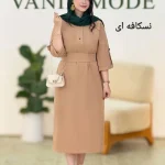 کفتان لینن یقه نامتقارن کد h5