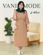 کفتان لینن یقه نامتقارن کد h5 (5)_2