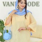 شومیز جلو بسته راه راه کد H222