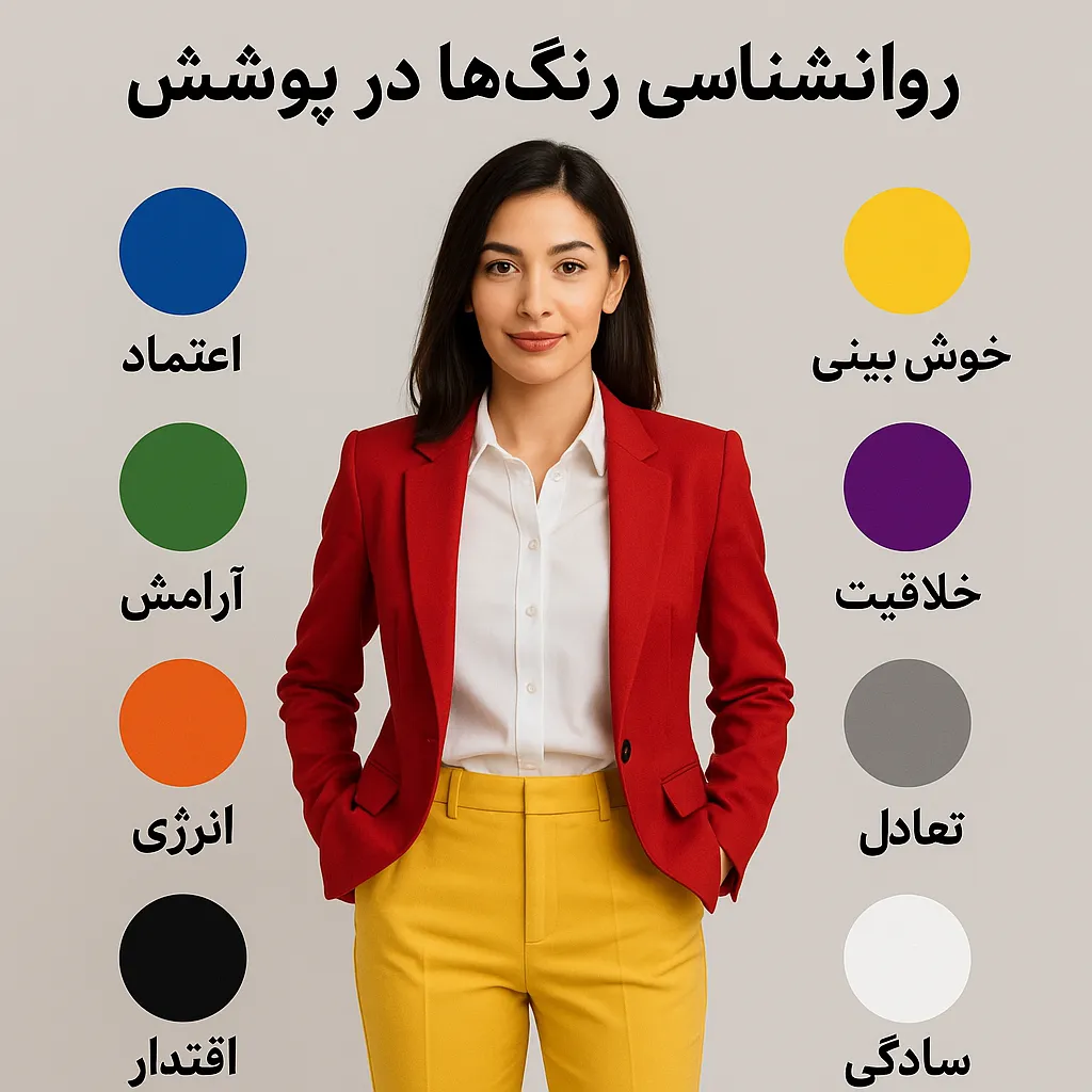 تأثیر رنگ لباس در روحیه زنان