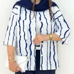 شومیز آستین پاکتی ینزی کد h7