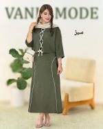شومیز دامن آستین پیلی دار جگوار کد h130 (2)