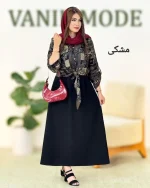 شومیز سارافون آستین گت دار کدh128