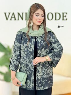 شومیز طرح دار پاگون دار لینن شانتون کد h129