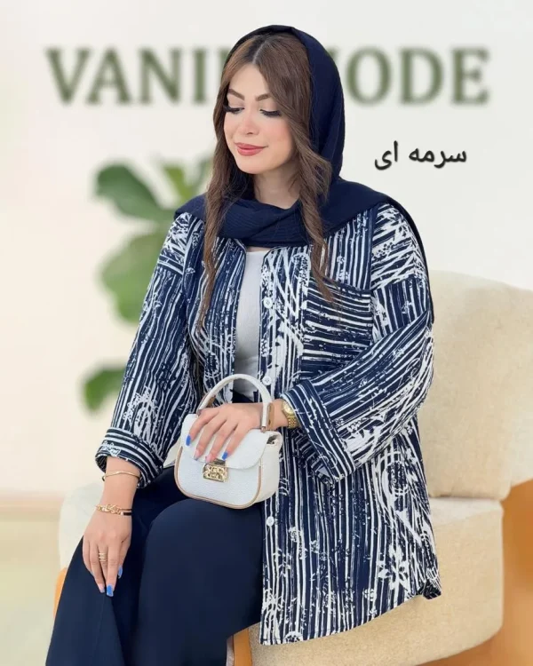 شومیز پری آستین پاکتی کد h149