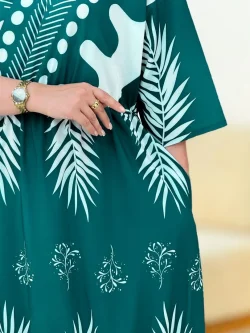 پیراهن ساحلی چین دار بوگاتی کد h124