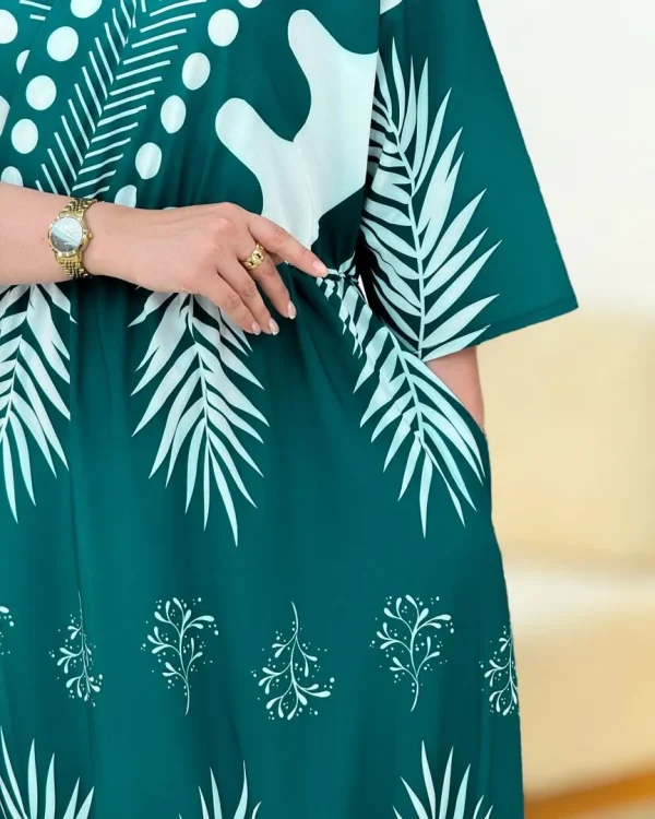 پیراهن ساحلی چین دار بوگاتی کد h124