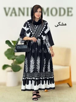 پیراهن ساحلی چین دار بوگاتی کد h124