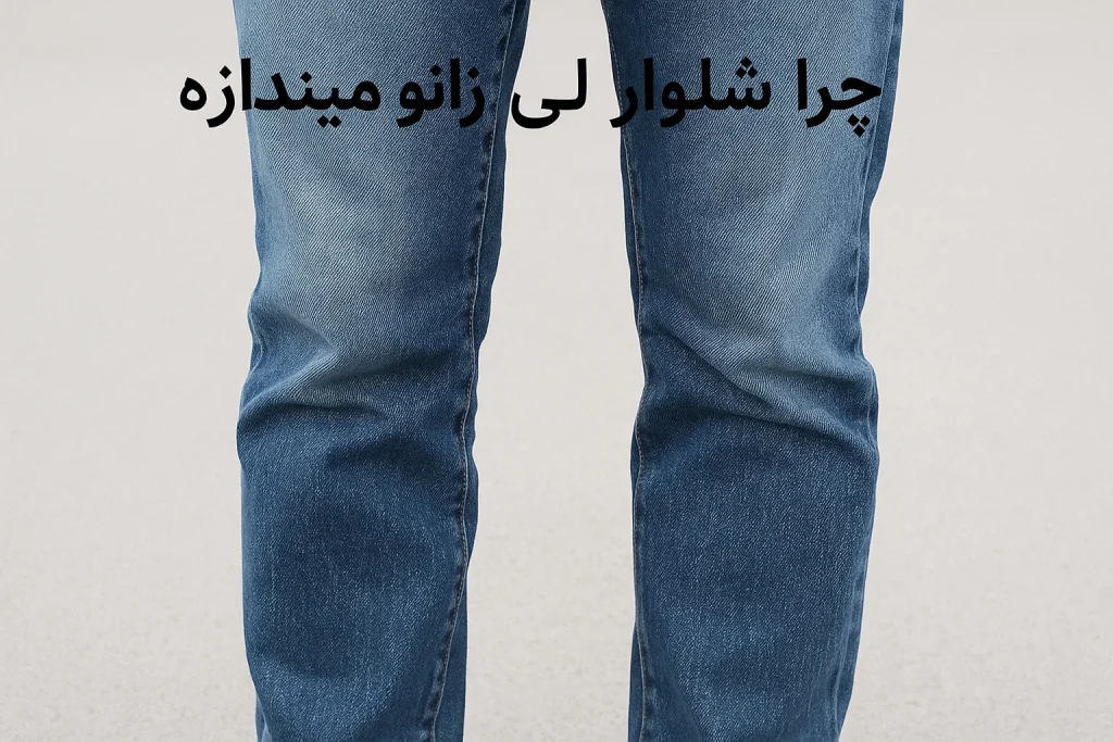 چرا شلوار لی زانو میندازه