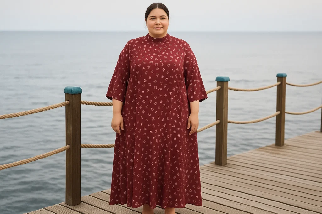 چه مدل پیراهن ساحلی برای افراد چاق مناسب است؟