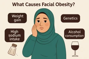 چه چیزی باعث چاقی صورت میشود