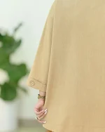 ست شومیز شلوار لینن کدh304 4.