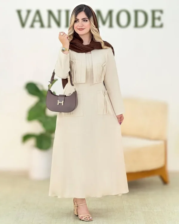 ست کت سارافون یقه گرد کدh255