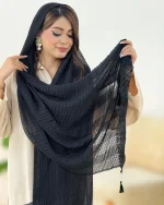 شال حصیری منگوله دار کد h174 11