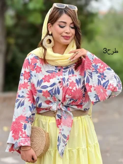 شومیز آستین عروسکی کدh302