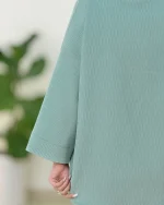 شومیز آستین مچ دار تک جیب کدh353−3