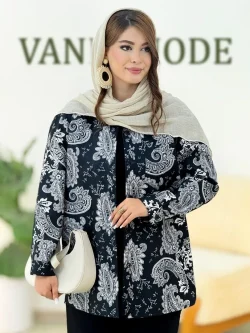 شومیز جلو دکمه دار کوکدوزی کدh301
